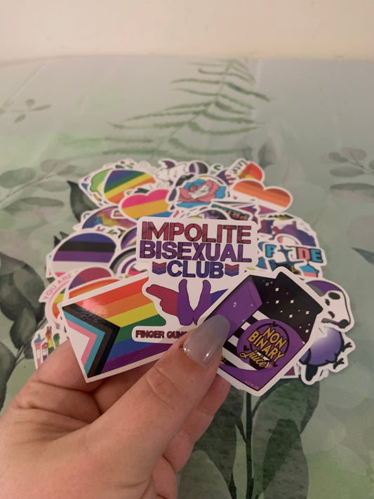 5 for $3 LGBTQ Stickers.