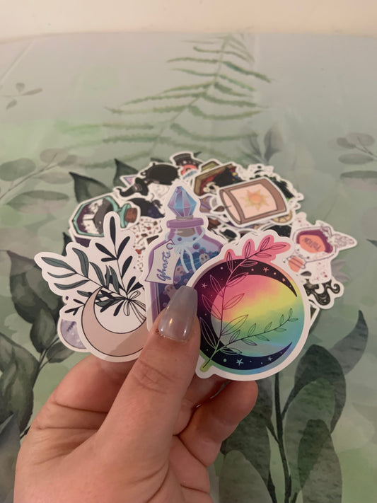 5 for $3 Witch Stickers.